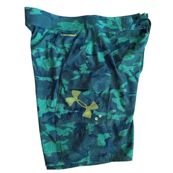 Under Armour Storm 1 Board Shorts Mens Size 36 Drawstring closure Loose Surfing - Picture 3 of 16